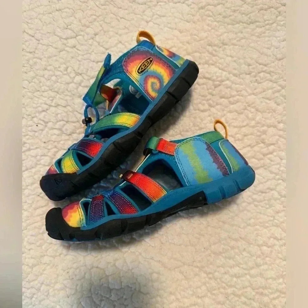 Tie dye Keen sandals 🌈 Size 5 - Picture 4 of 10
